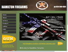 Tablet Screenshot of hamiltonfirearms.com